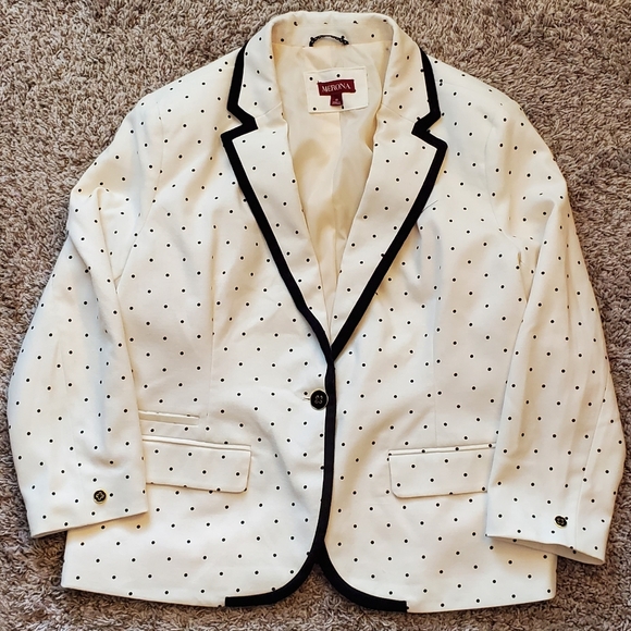 Merona Jackets & Blazers - Merona Polka Dot Blazer